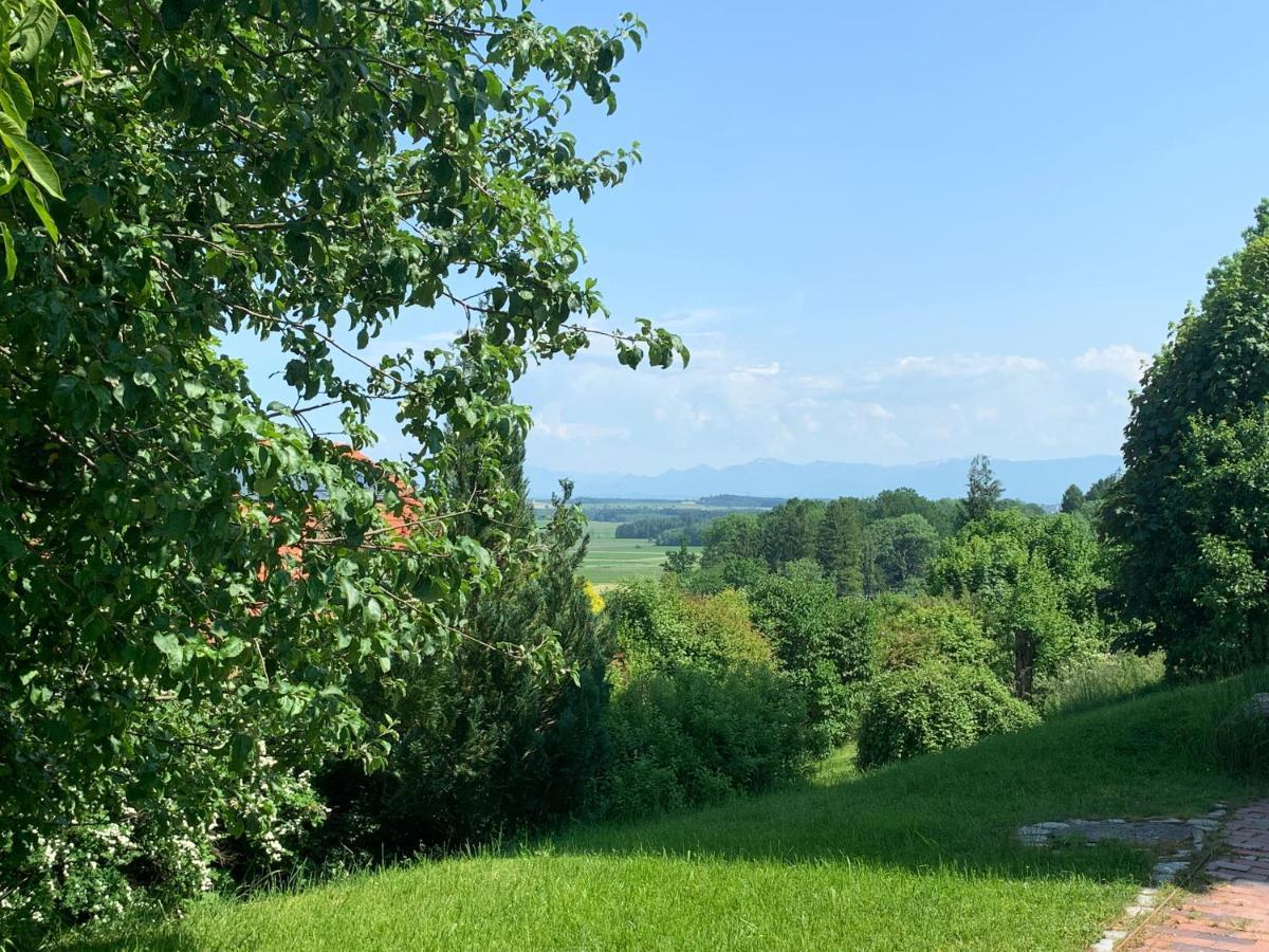 Alpenblick Nahe Muenchen Mit Outdoor Whirlpool - 21 Min Von Muenchen Mit Zug Assling ภายนอก รูปภาพ